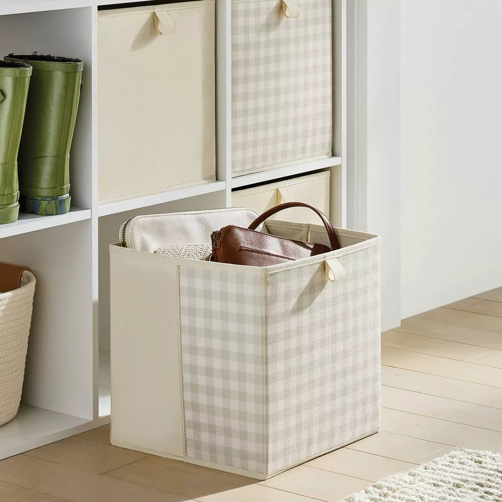 4 Pack Fabric Cube Storage Bin